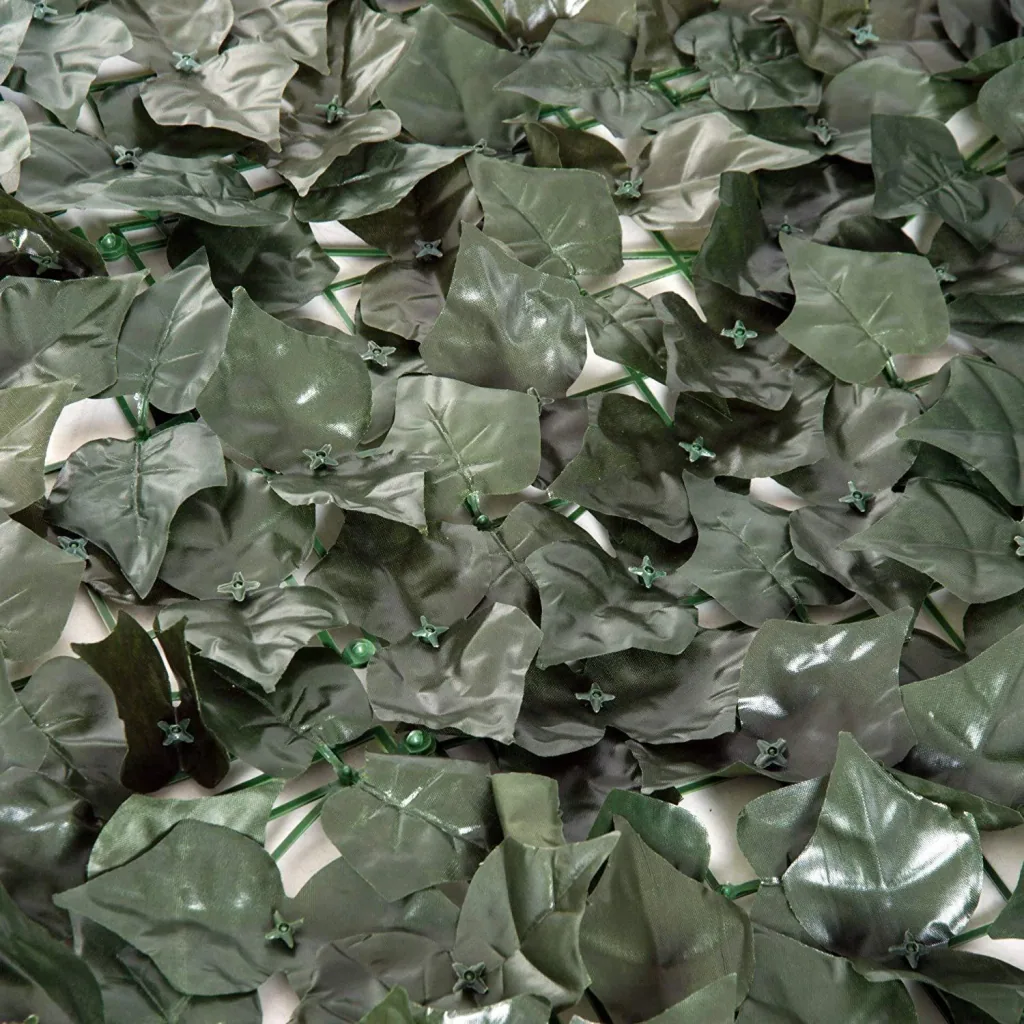 Privacy Screen Artificial Hedge Wall Decoration 1x3m Dark Green