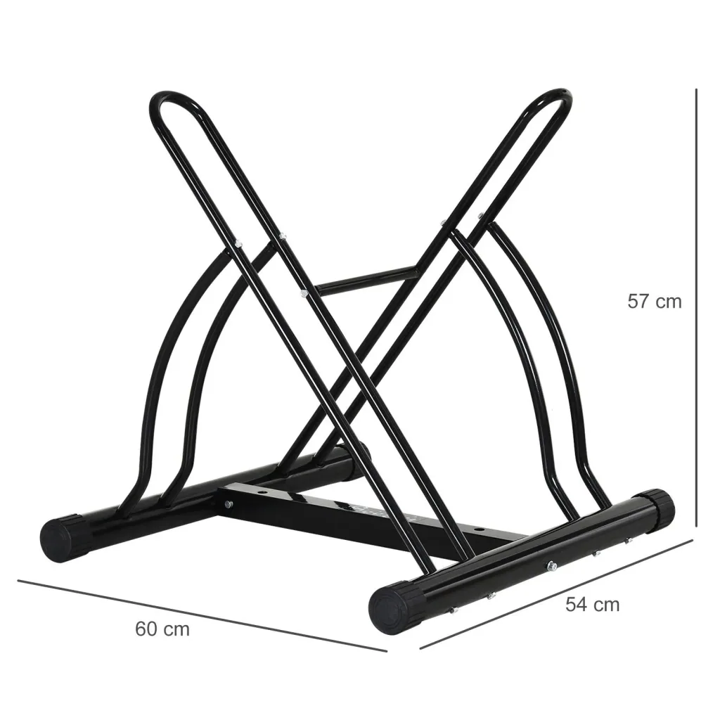 Universal metal bike stand, black