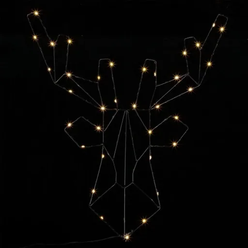 LED Reindeer Christmas Metal Warm White