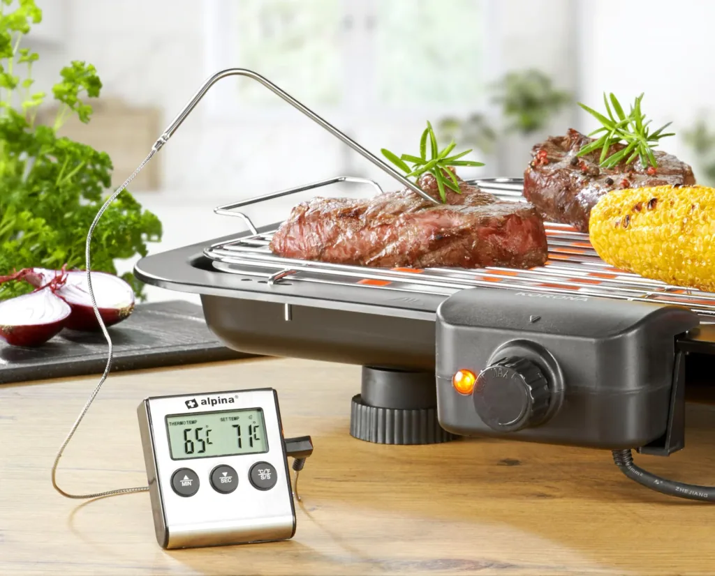 Digital grill/roasting thermometer stainless steel