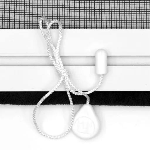 Insect screen roller blind for windows, 130 x 160 cm in anthracite