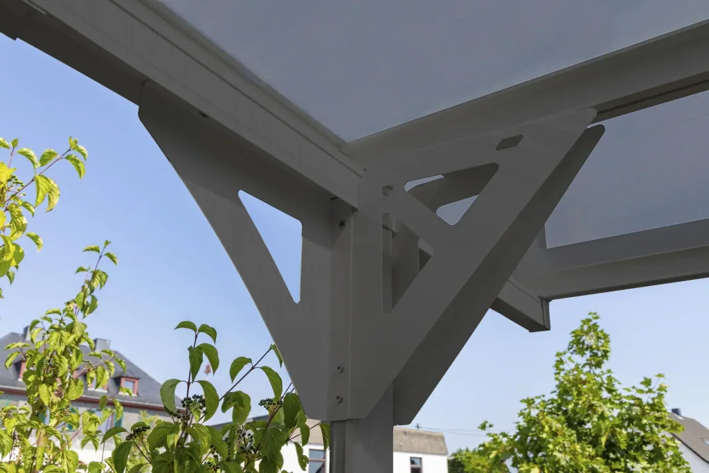 Westmann Carport Helsinki, 305×503×232 cm, Antraciet – Aluminium met polycarbonaat dak