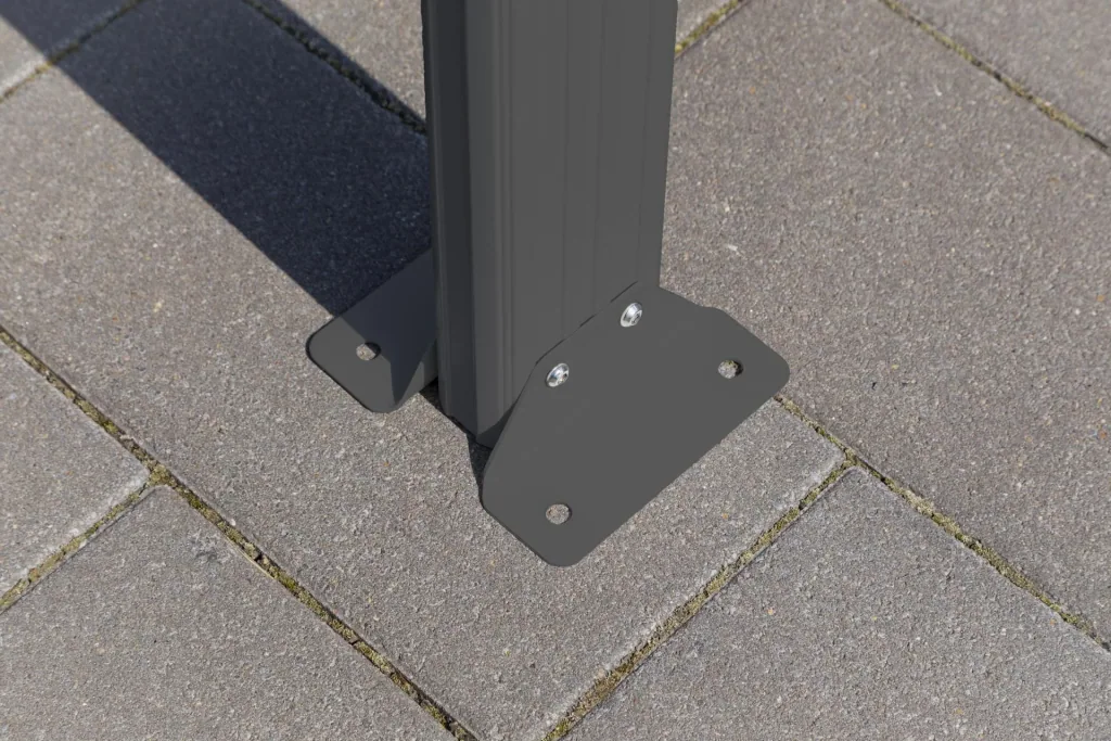 Westmann Carport Helsinki, 305×503×232 cm, Antraciet – Aluminium met polycarbonaat dak