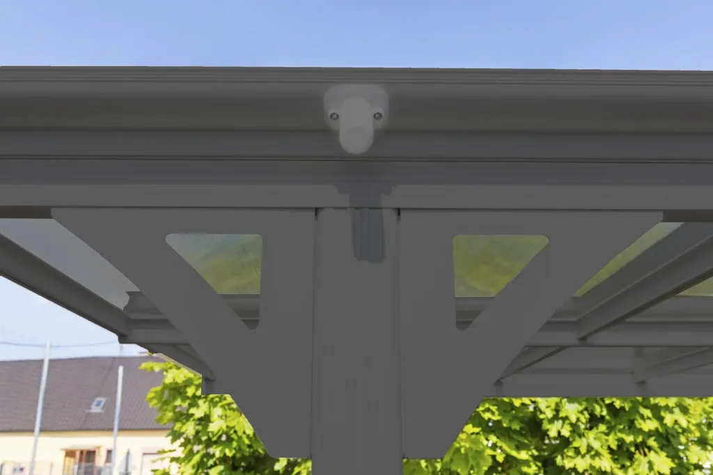 Westmann Carport Helsinki, 305×503×232 cm, Antraciet – Aluminium met polycarbonaat dak