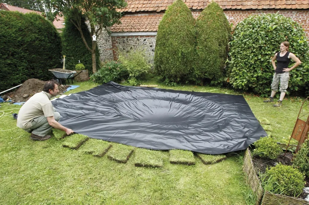 PVC Teichfolie, 1,0 mm, 4 x 3 m