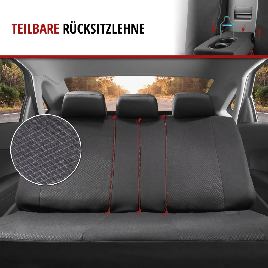 Car seat cover "DUNDEE" - complete set