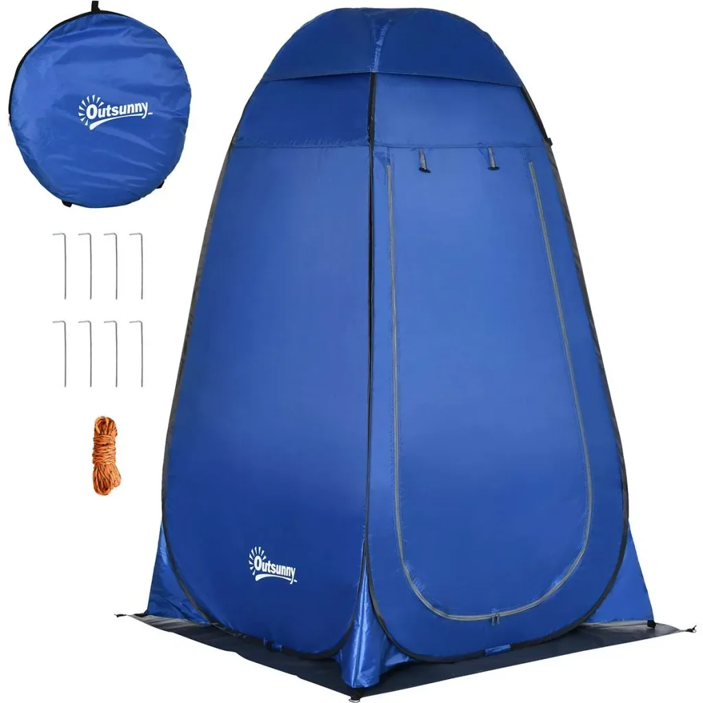 Shower tent - foldable - 126 x 124 x 198 cm