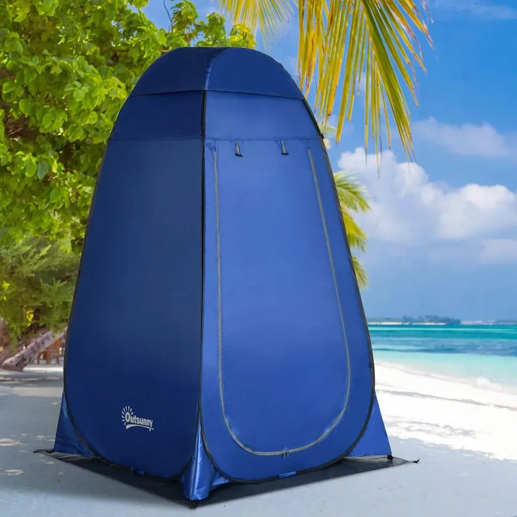 Shower tent - foldable - 126 x 124 x 198 cm