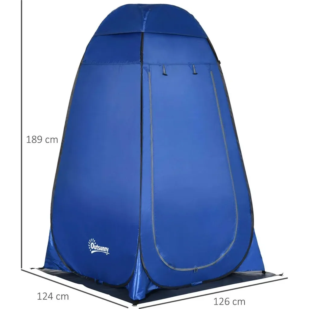 Shower tent - foldable - 126 x 124 x 198 cm