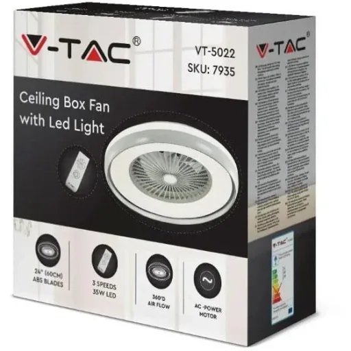 VT-5022 Designer Ceiling Fan with Lighting - CCT - Remote Control