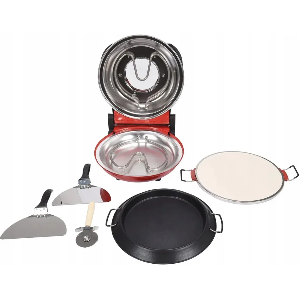 Pizza oven - 1200W - 400 ºC - 5-stage temperature control