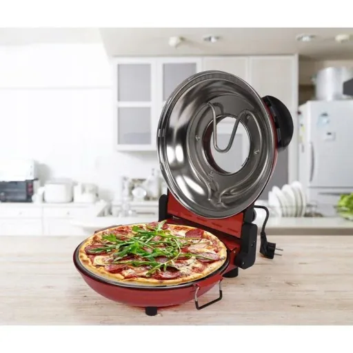 Pizza oven - 1200W - 400 ºC - 5-stage temperature control