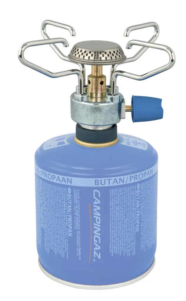 Bleuet Micro Plus, gas cooker for valve cartridges, with Easy Clic Plus system, compact and lightweight design