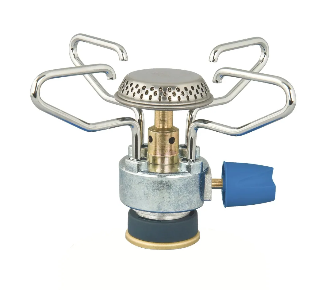 Bleuet Micro Plus, gas cooker for valve cartridges, with Easy Clic Plus system, compact and lightweight design