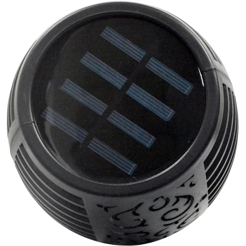 Solar light in a set of 2 black