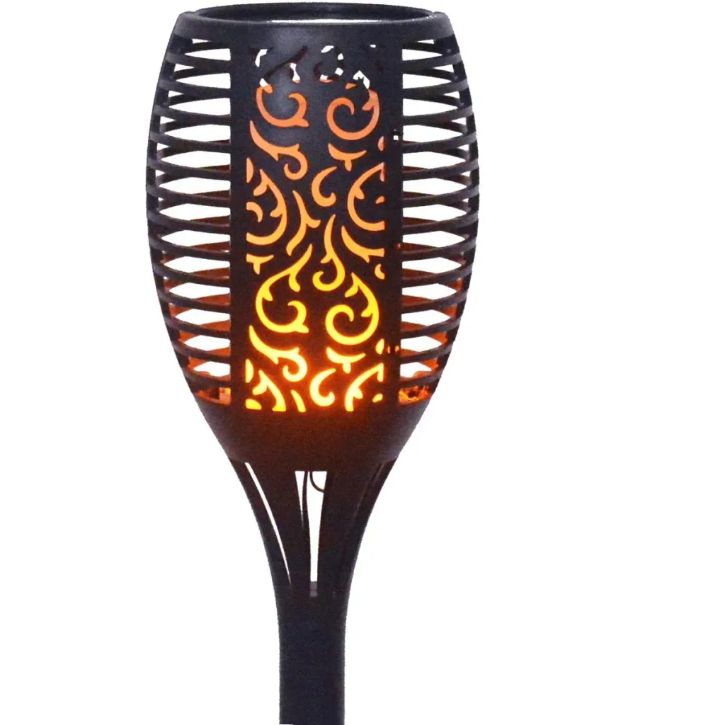 Solar light in a set of 2 black