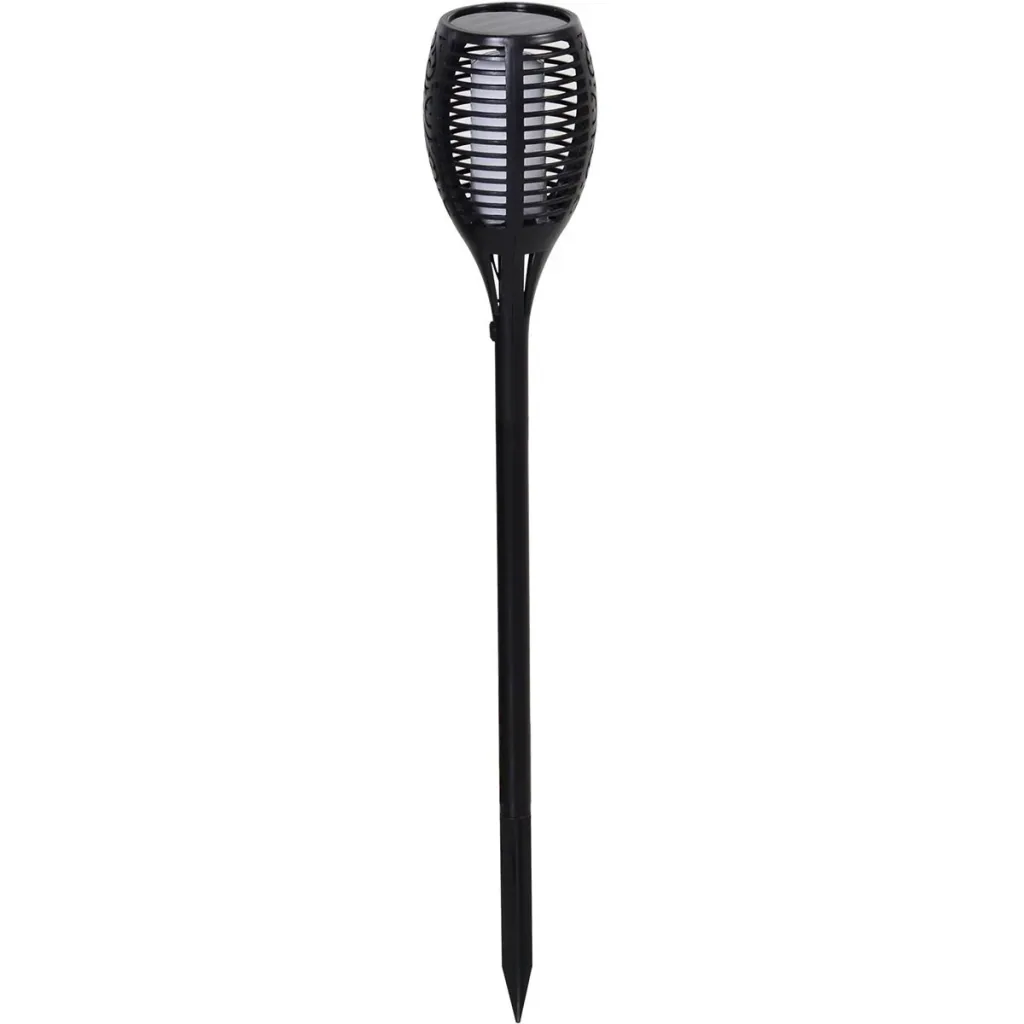 Solar light in a set of 2 black