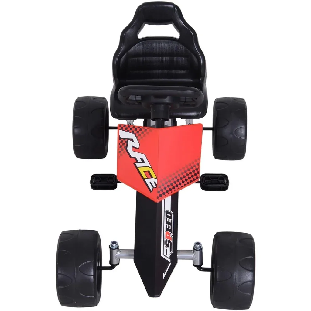 Children's go-kart red/black