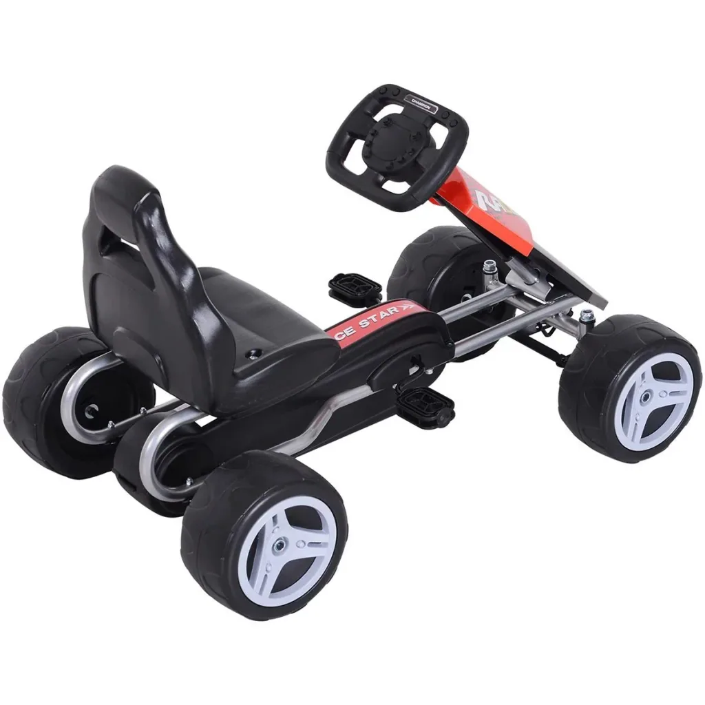 Children's go-kart red/black
