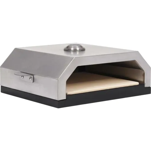 Pizza oven with ceramic stone for gas/charcoal grill