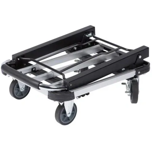 Aluminum platform trolley - 725 x 475 x 750 mm - Max. load capacity 150 kg