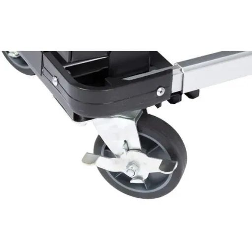 Aluminum platform trolley - 725 x 475 x 750 mm - Max. load capacity 150 kg