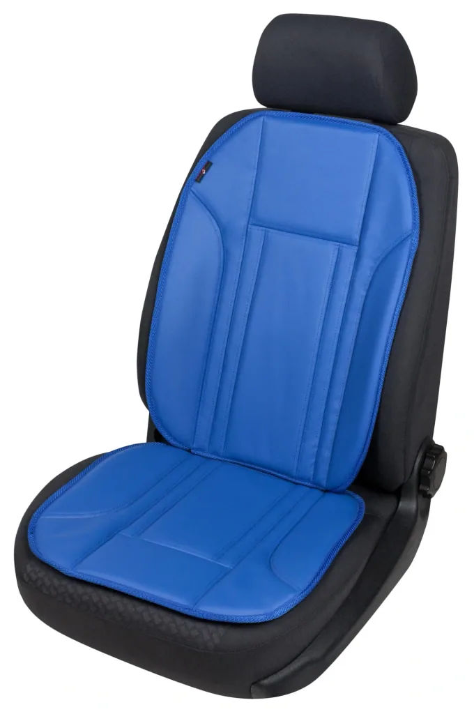 Seat cover made of artificial leather Ravenna blue