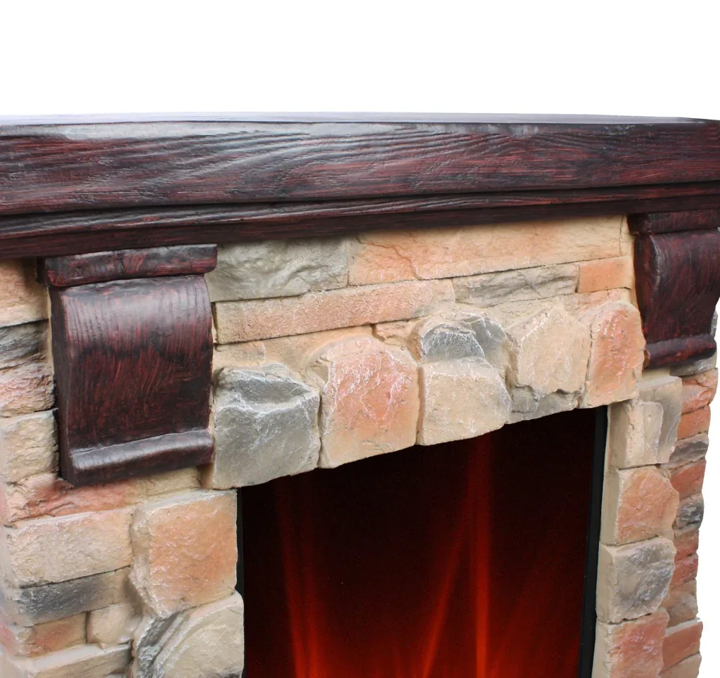 Electric fireplace "Kitzbühel" with remote control