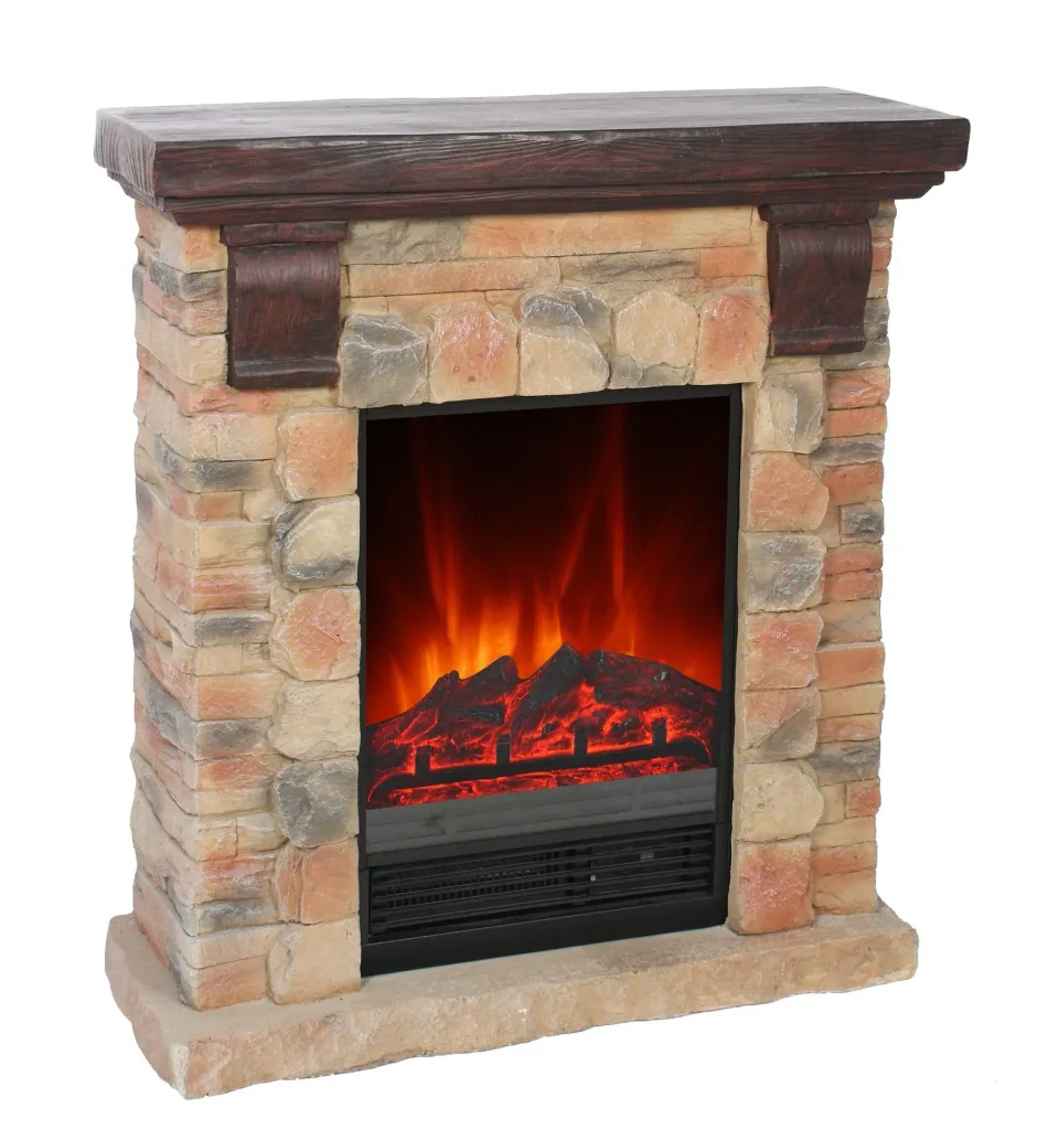 Electric fireplace "Kitzbühel" with remote control