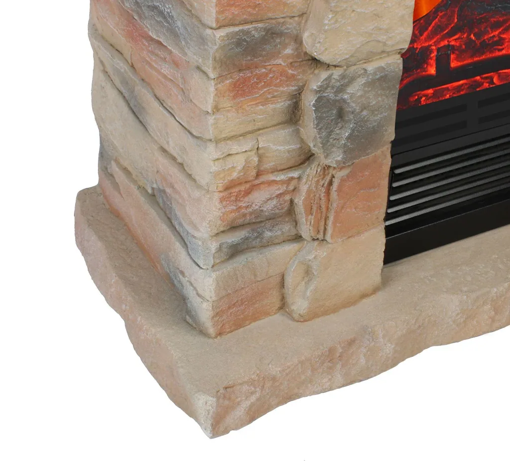 Electric fireplace "Kitzbühel" with remote control