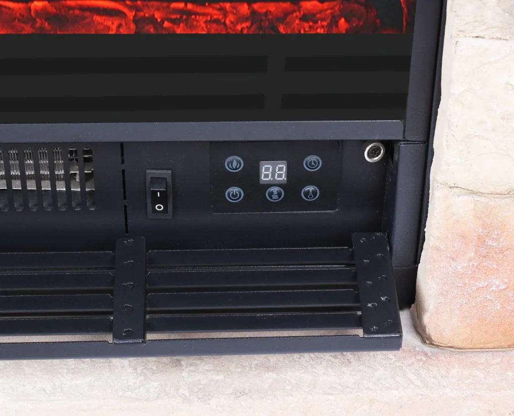Electric fireplace "Kitzbühel" with remote control