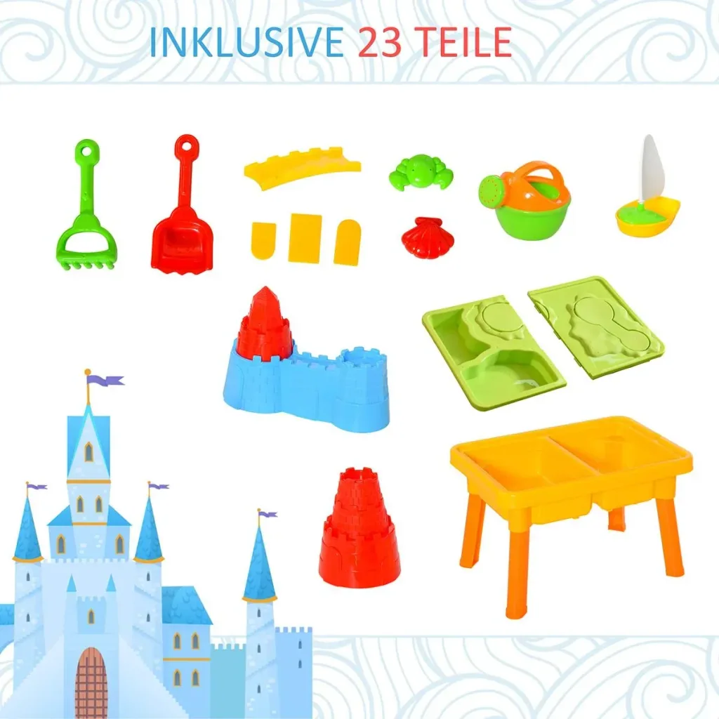 Children's sand toys castle theme colorful