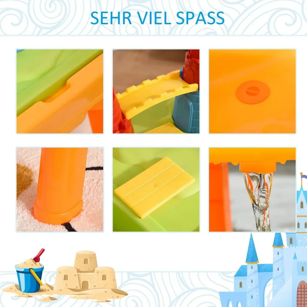Children's sand toys castle theme colorful