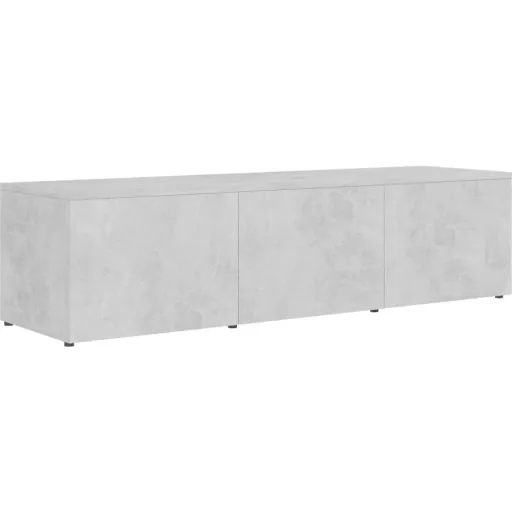 TV cabinet 120x34x30 cm chipboard concrete grey