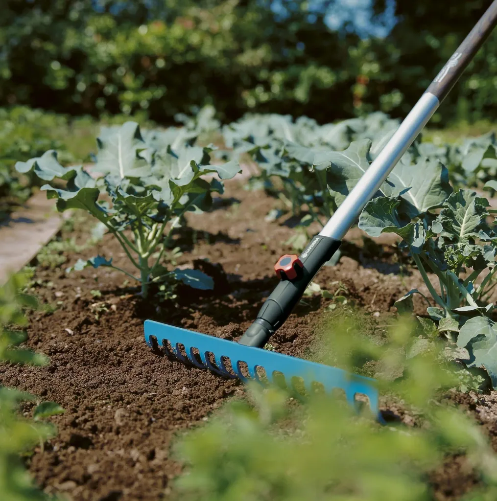 Combisystem rake, 14 tines, 36 cm wide