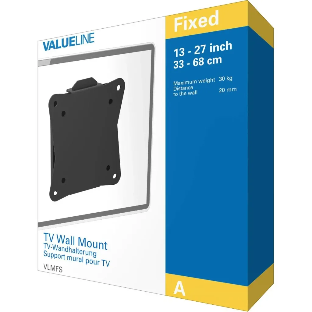 TV wall mount fixed 13 - 27 " 30 kg