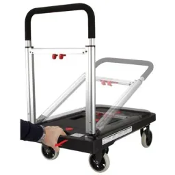 Aluminum platform trolley - foldable - load capacity 150 kg