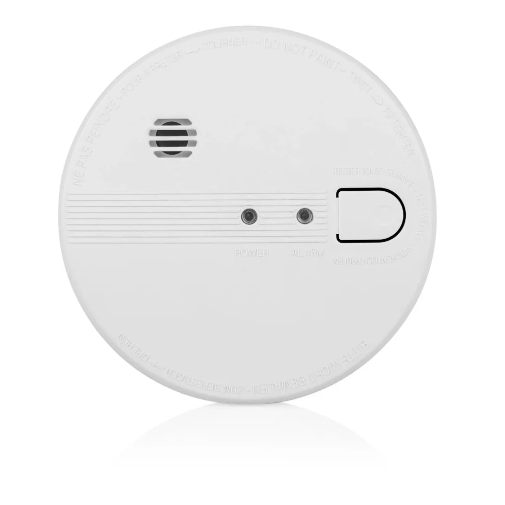 Smoke detector with 230V power supply