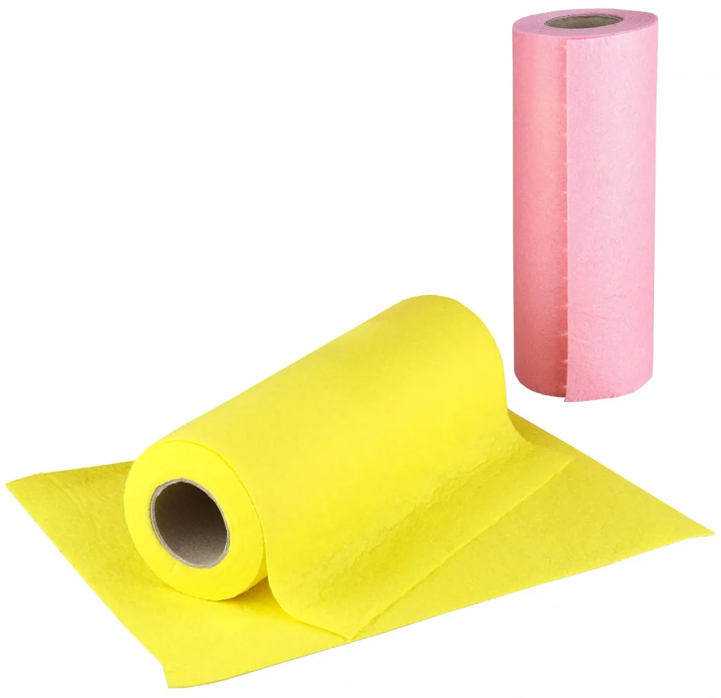 Lifetime cleaning cloth, viscose, 20 pieces on a roll, assorted colors