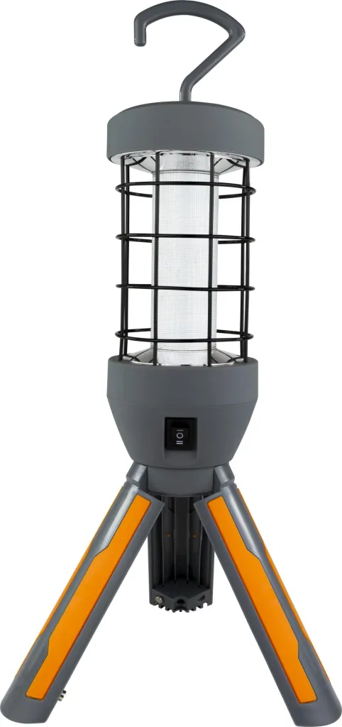 LED work light with foldable stand