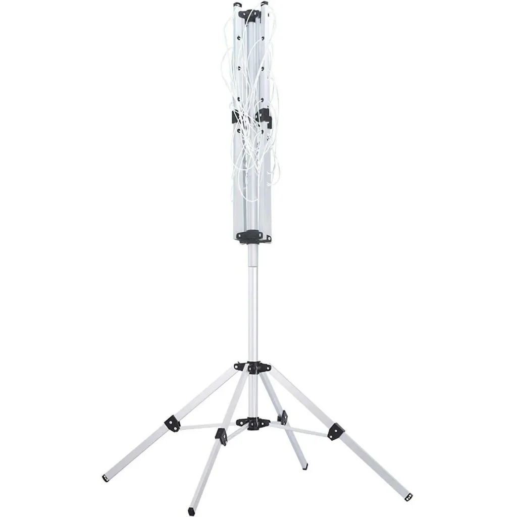 Foldable rotary clothes dryer