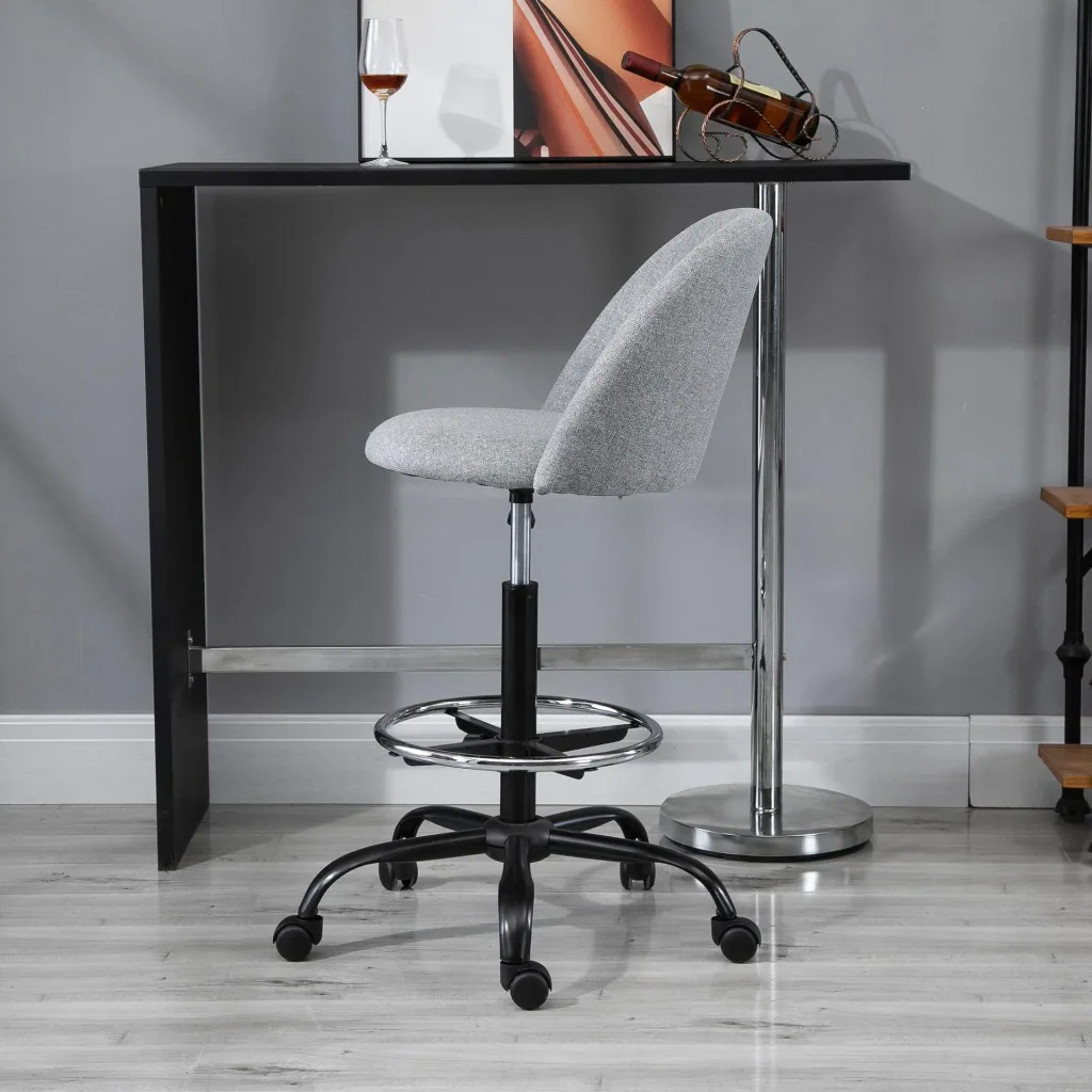 Desk stool, grey