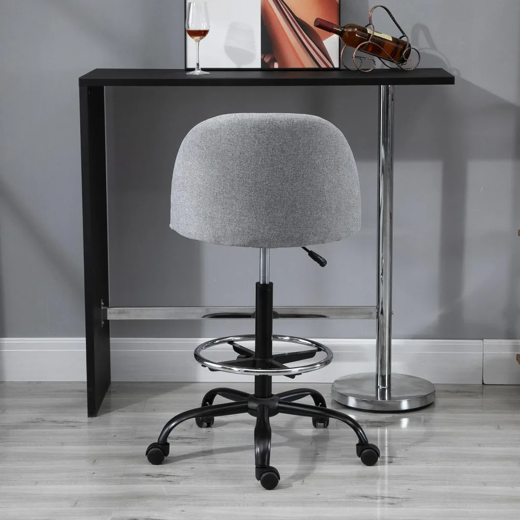 Desk stool, grey