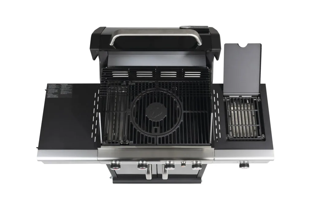 Gas & charcoal grill, Triton 4.1 coaL, 4 adjustable burners