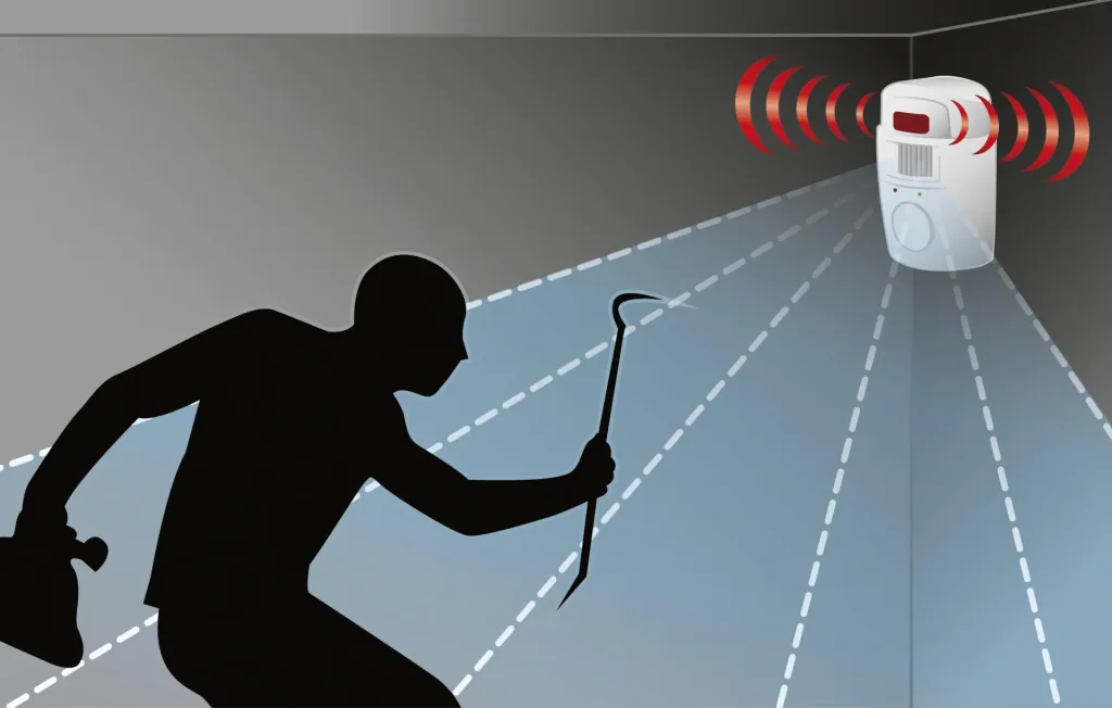 Wireless infrared alarm system 2 for 1 value set
