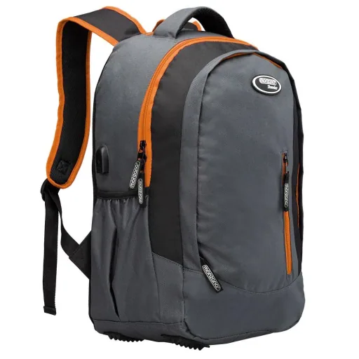Sports and leisure backpack 35L grey/orange