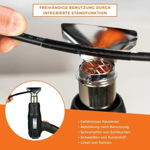 Deltafox Electric Hot Air Gun - 2000W - DP-EHG 2050