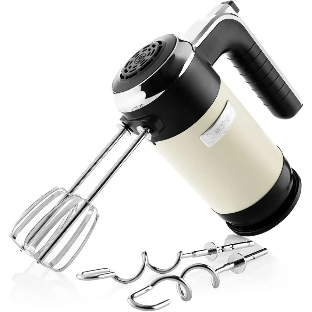 Retro hand mixer - white