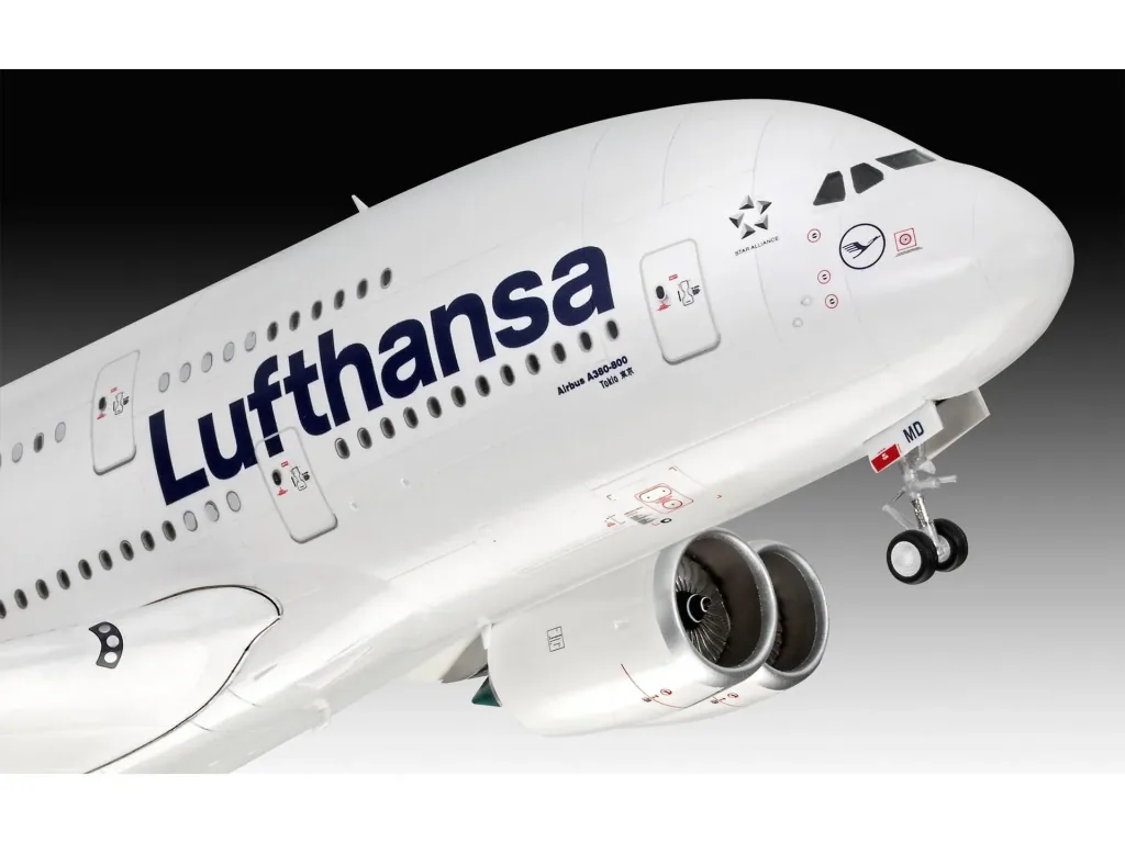 Modellbausatz Airbus A380-800 Lufthansa New Livery