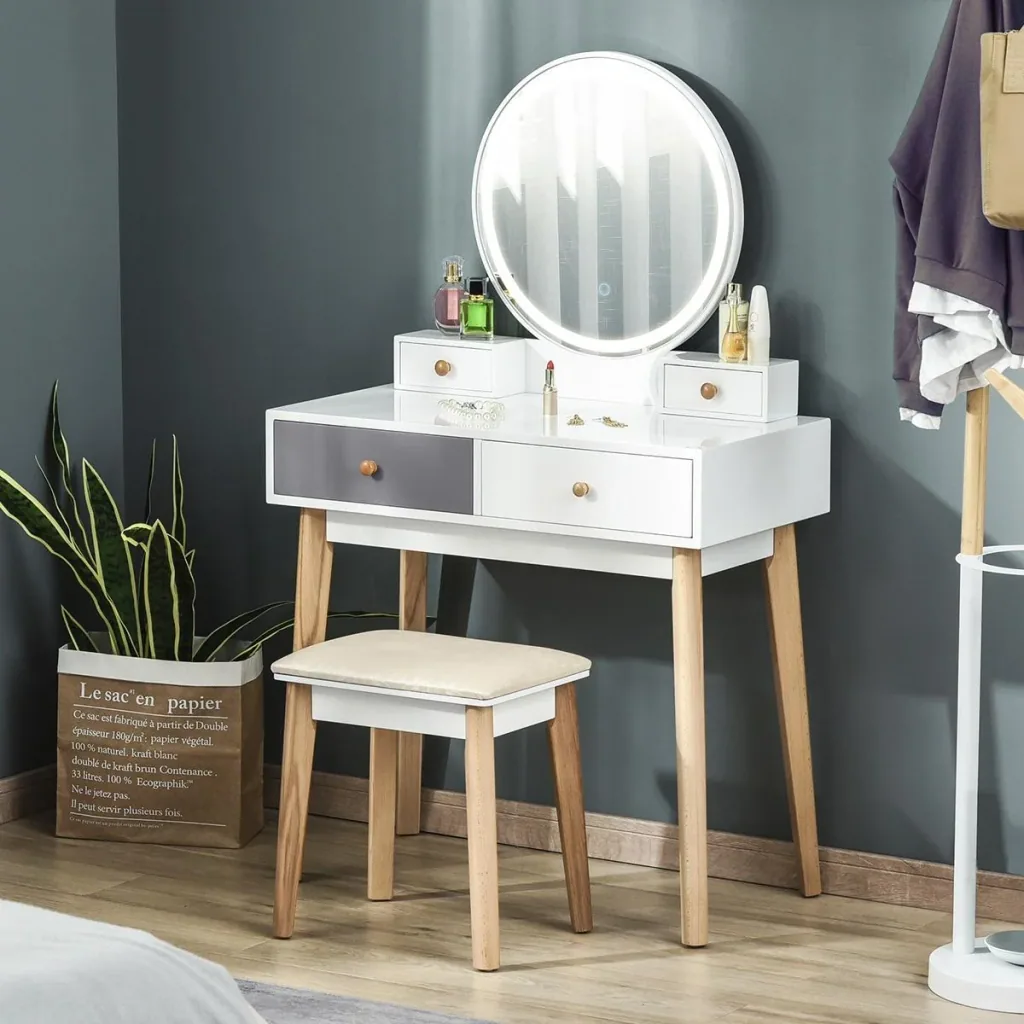 Dressing table chest of drawers table Scandi Design